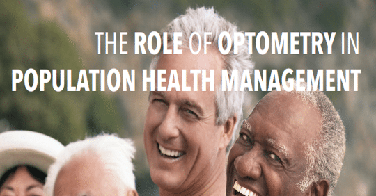 The Role of Optometry in population health management